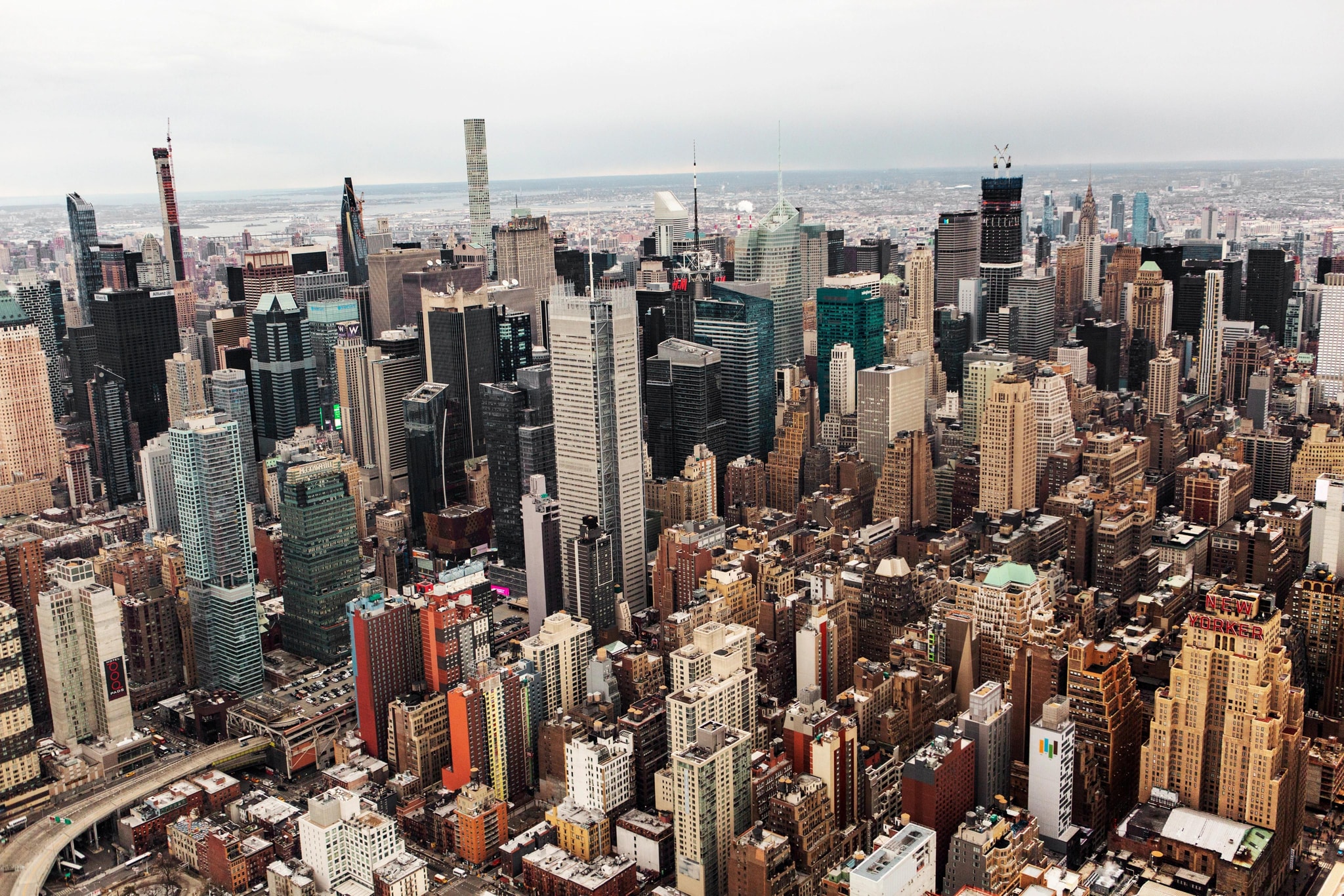 View of New York City skyline