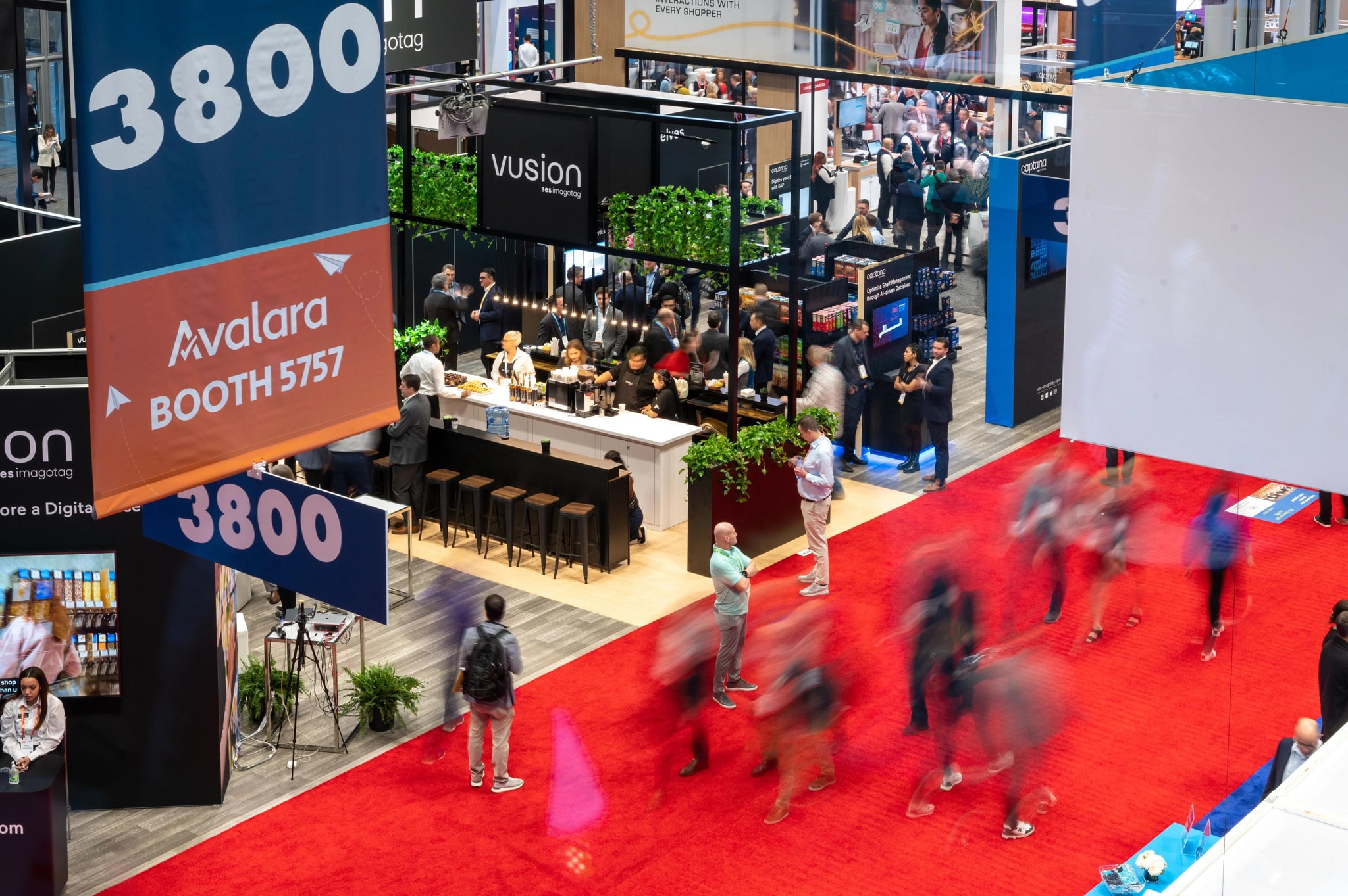 Interior view of exhibit hall at Javits Center.